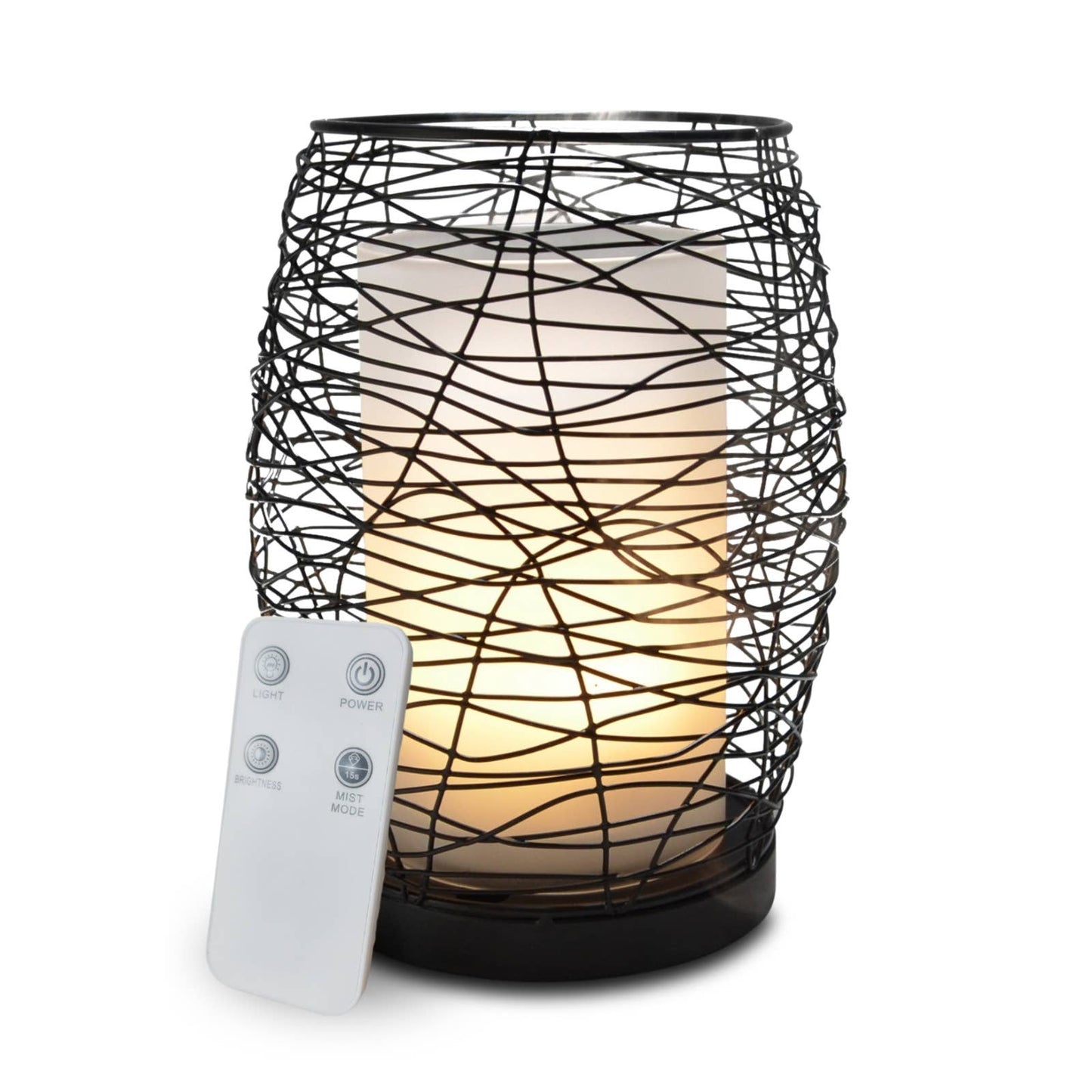 Diffuseur d'arôme Volupsia en Verre et Métal + Télécommande