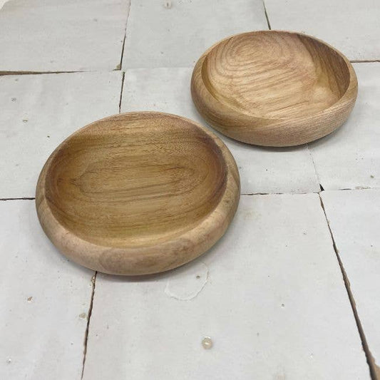 Petit  plateau Teck Bali 9 cm