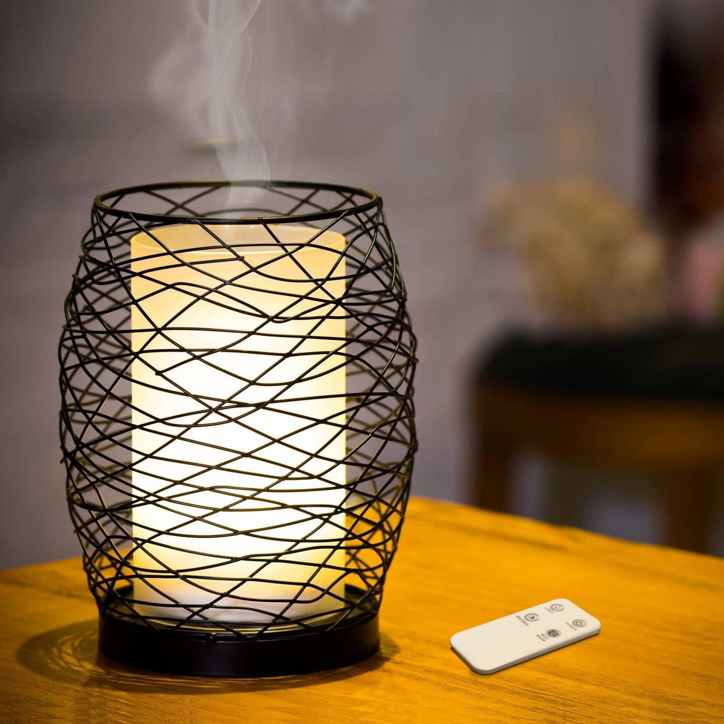 Diffuseur d'arôme Volupsia en Verre et Métal + Télécommande