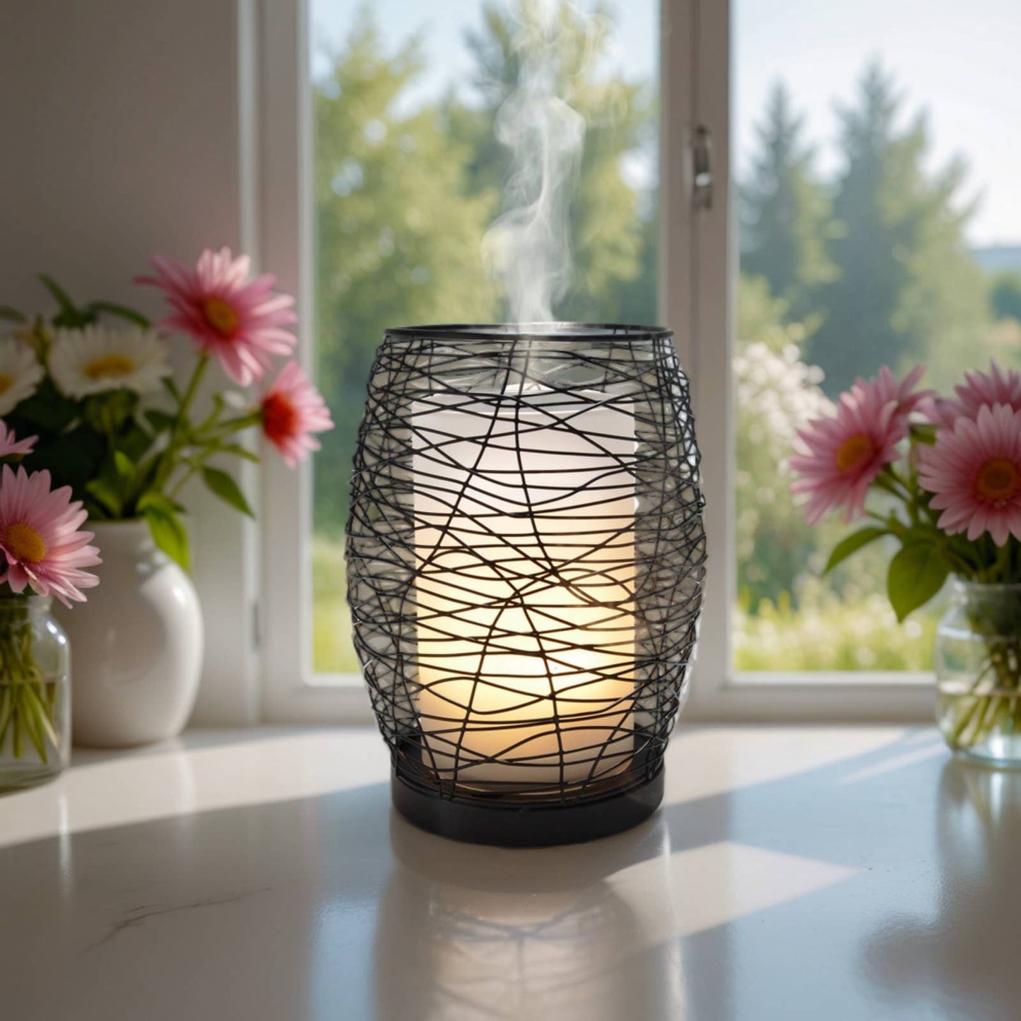 Diffuseur d'arôme Volupsia en Verre et Métal + Télécommande