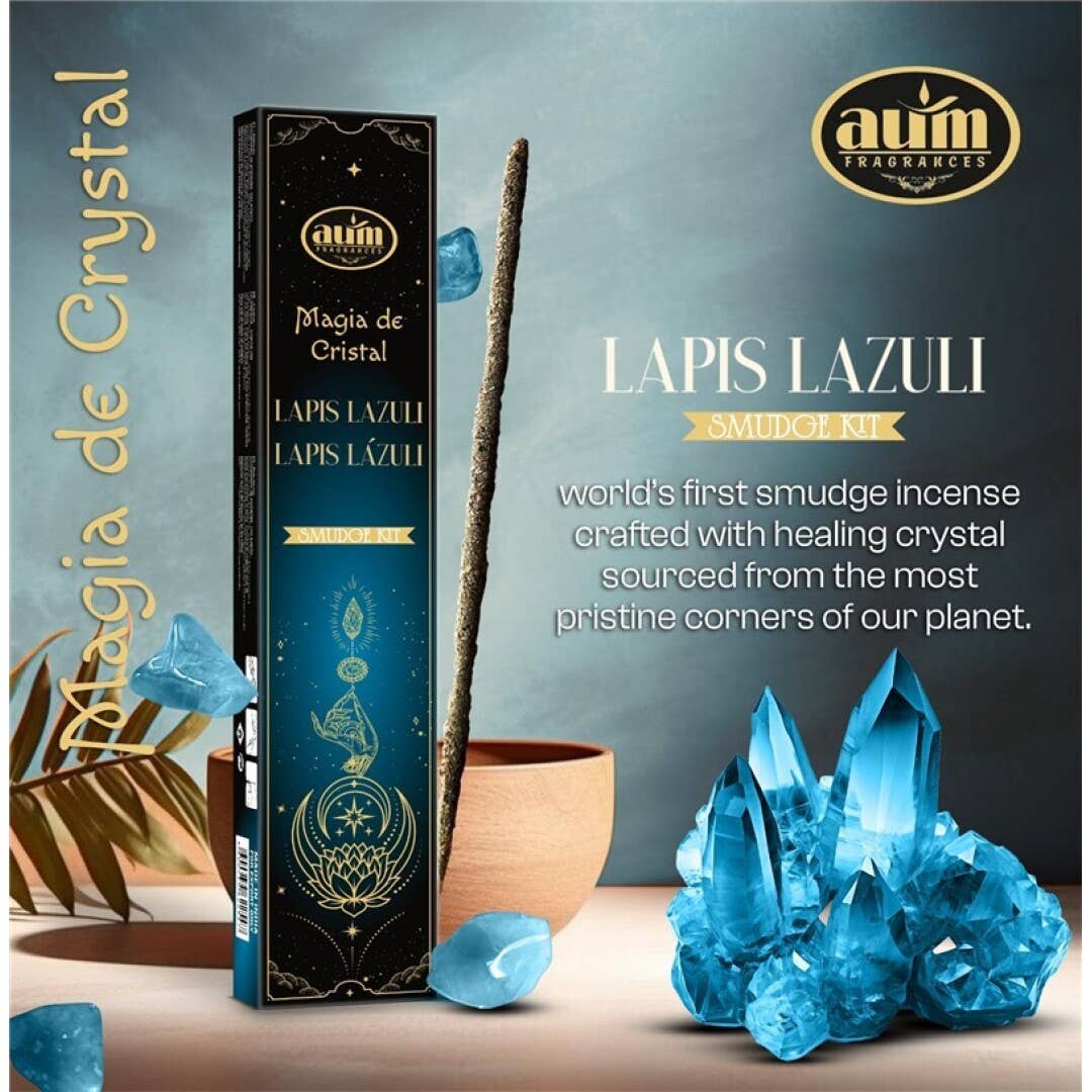 Encens Rituel au Lapis-Lazuli – Aum Crystal Magic (20 g)
