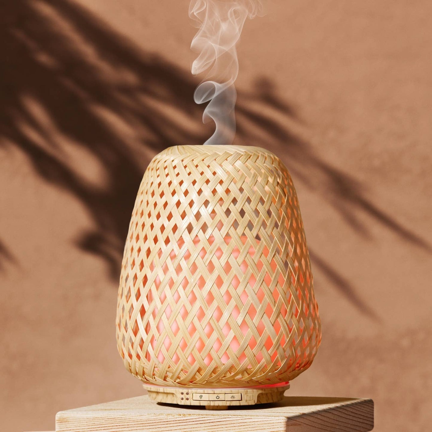Diffuseur Huile Essentielle en Bambou Naturel Tressé Olaki