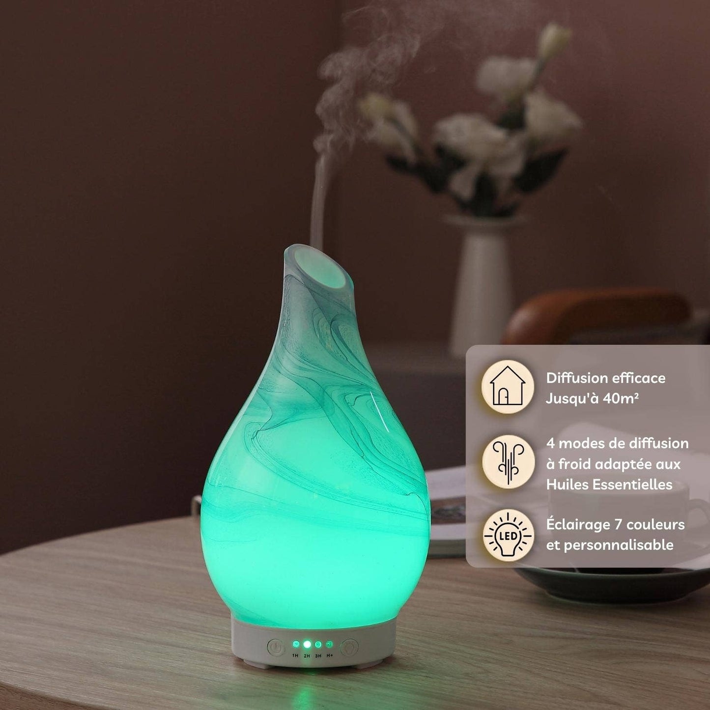 Diffuseur YangTsé en Verre Parfum et Huile Essentielle