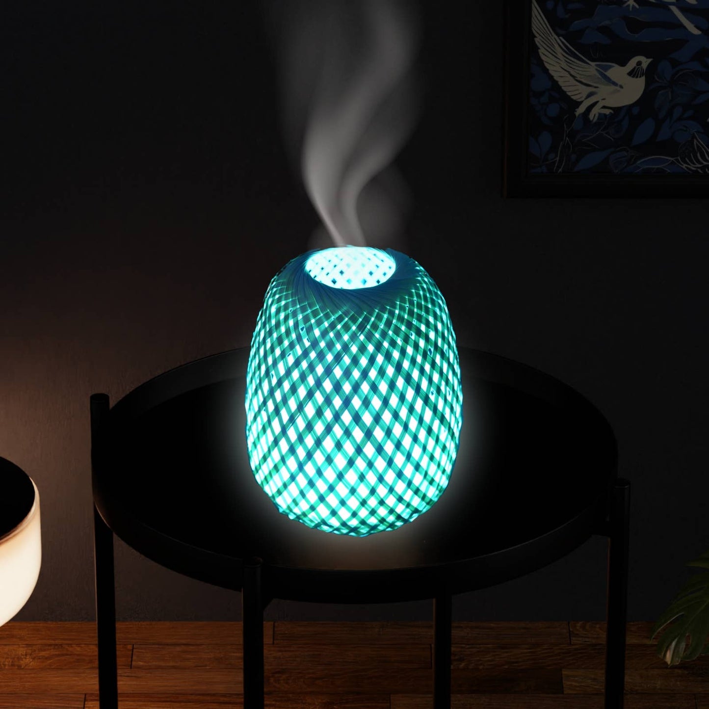 Diffuseur Huile Essentielle en Bambou Naturel Tressé Olaki